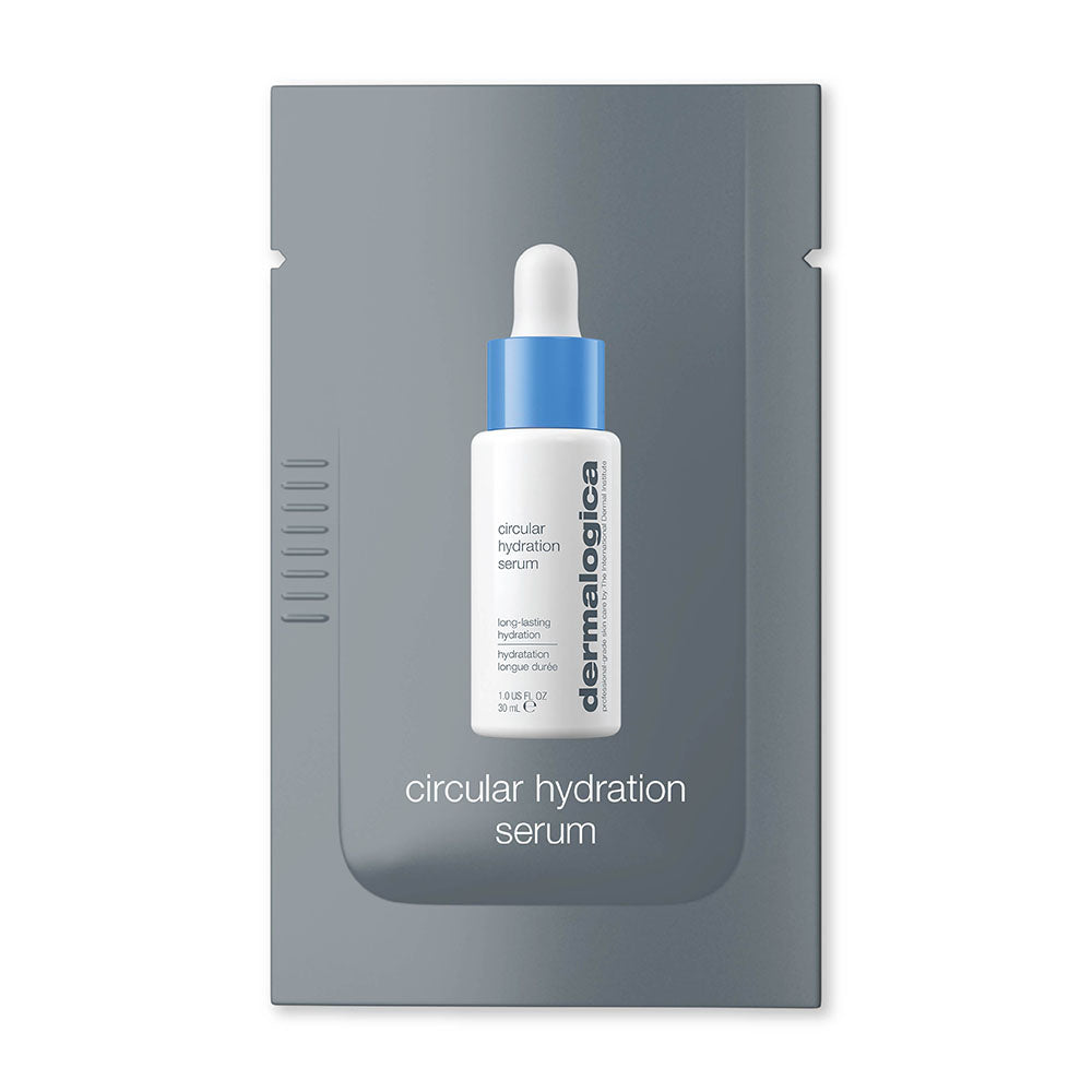 circular hydration serum sample