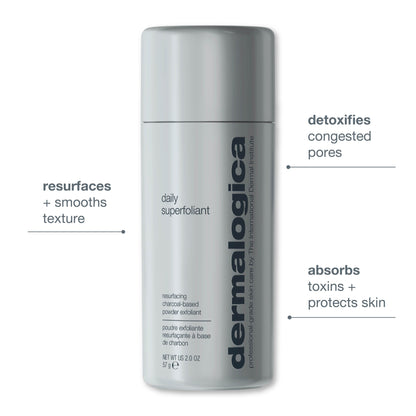 daily superfoliant exfoliating face scrub with charcoal