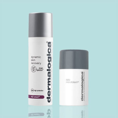 Dynamic Skin Recovery SPF 50 Face Moisturiser & Sunscreen + Daily Microfoliant Face Scrub
